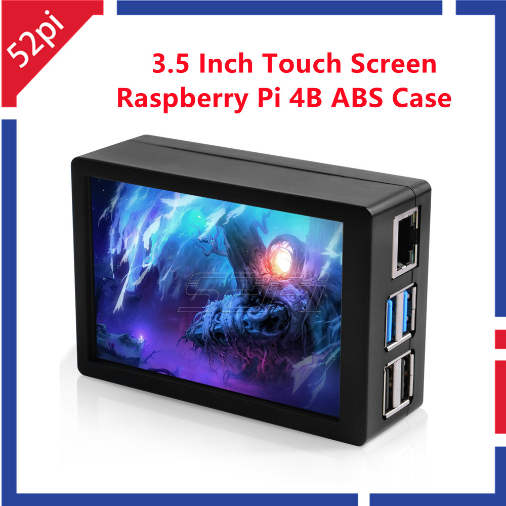 Pi 4 Case - 52Pi Raspberry Pi 4B 480*320 3.5นิ้วหน้าจอสัมผัสแบบ