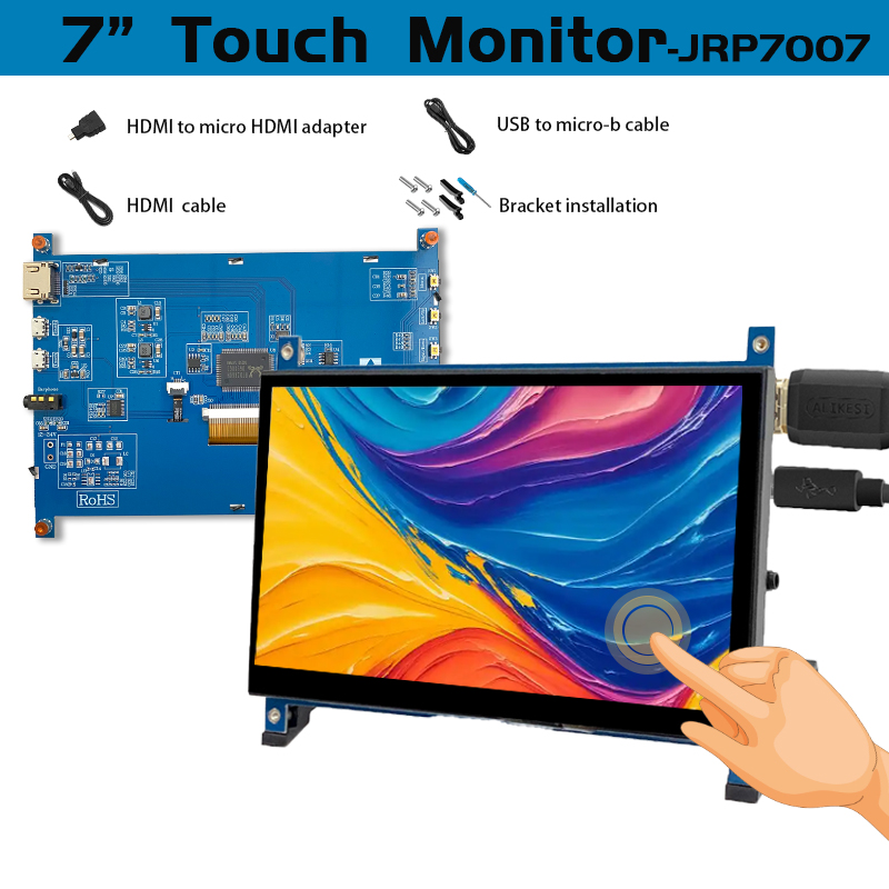 Raspberry Pi 4 - IPS 7นิ้ว AIDA64จอแสดงผล LCD Mini Pc