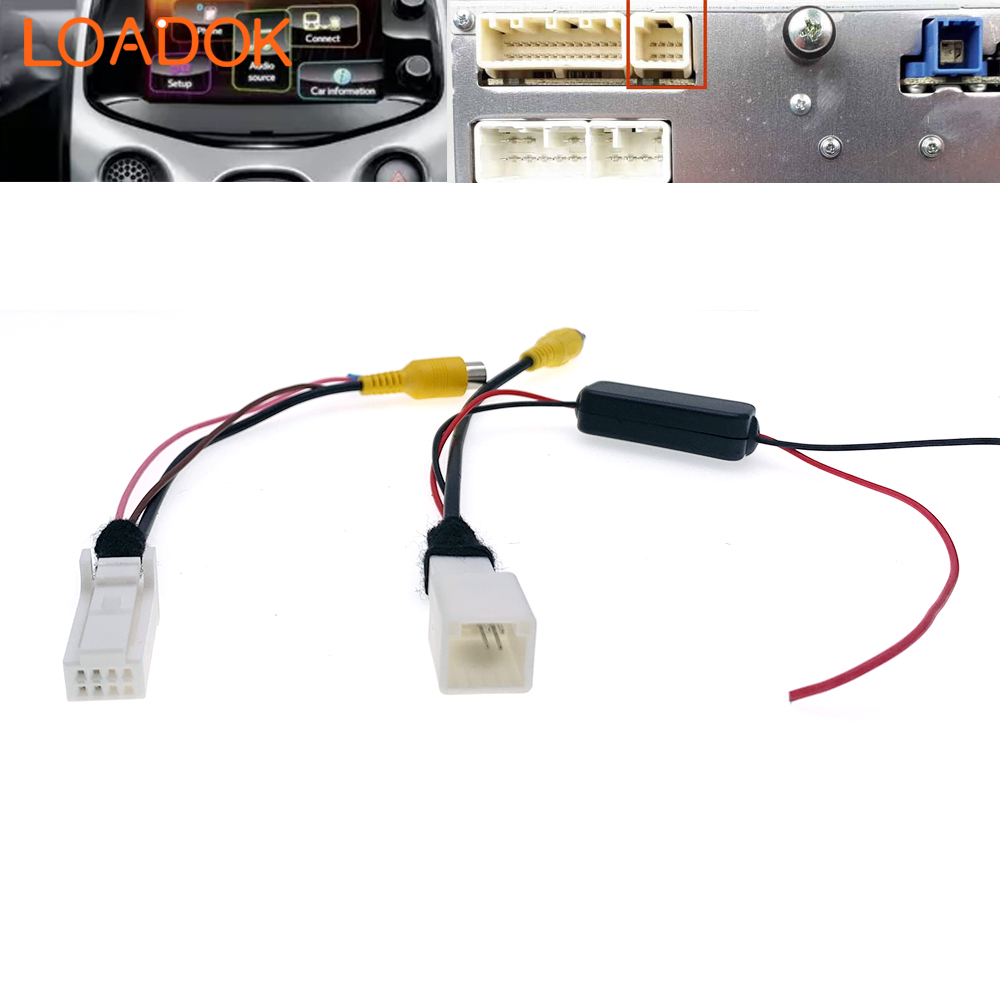 Pi Camera Cable - สายอะแดปเตอร์8 Pin สำหรับรถยนต์, สายอะแดปเตอร์12V เป็น6V 5V