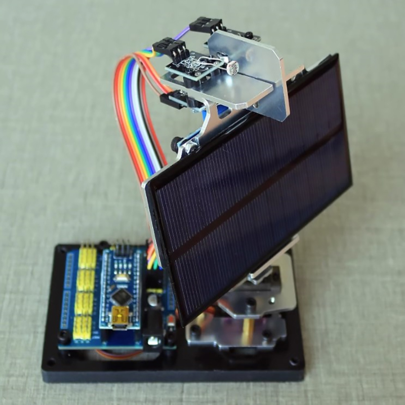 Arduino Kit - มิลิมิเตอร์ดิจิตอล Mg90 แบบยังไม่ประกอบ ชุดอุปกรณ์ติดตามพลังงานแสงอาทิตย์อัจฉริยะ สำหรับชุด DIY