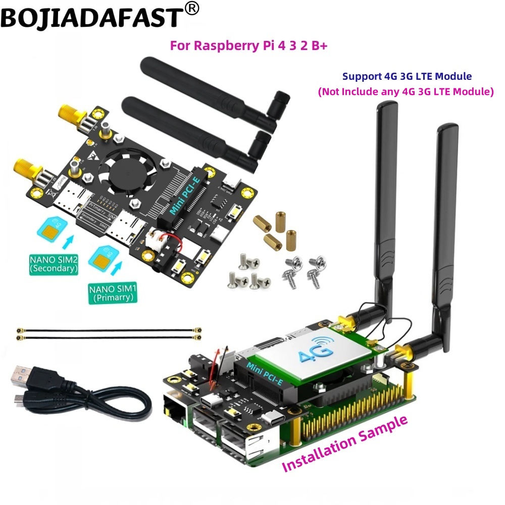Raspberry Pi Kit - 4G 3G LTE WWAN โมดูลโมเด็ม GSM