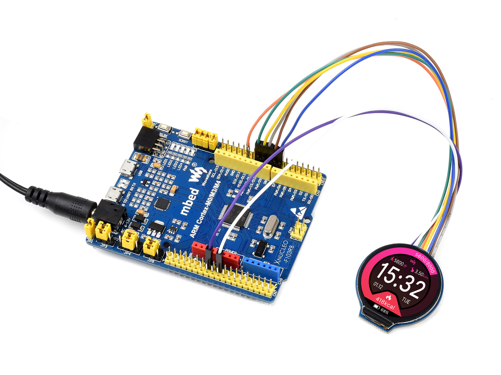 เวฟแชร์ 1.28 นิ้วโมดูลจอแสดงผล - Pi Display บทวิจารณ์และราคา