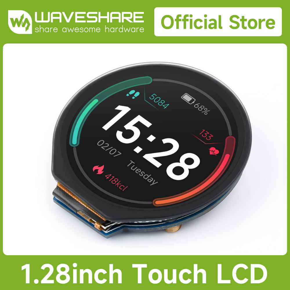เวฟแชร์ 1.28 นิ้วโมดูลจอแสดงผล - Pi Display บทวิจารณ์และราคา