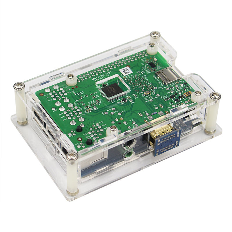 เคสอะคริลิกสำหรับ Raspberry Pi - Pi 4 Case บทวิจารณ์และราคา