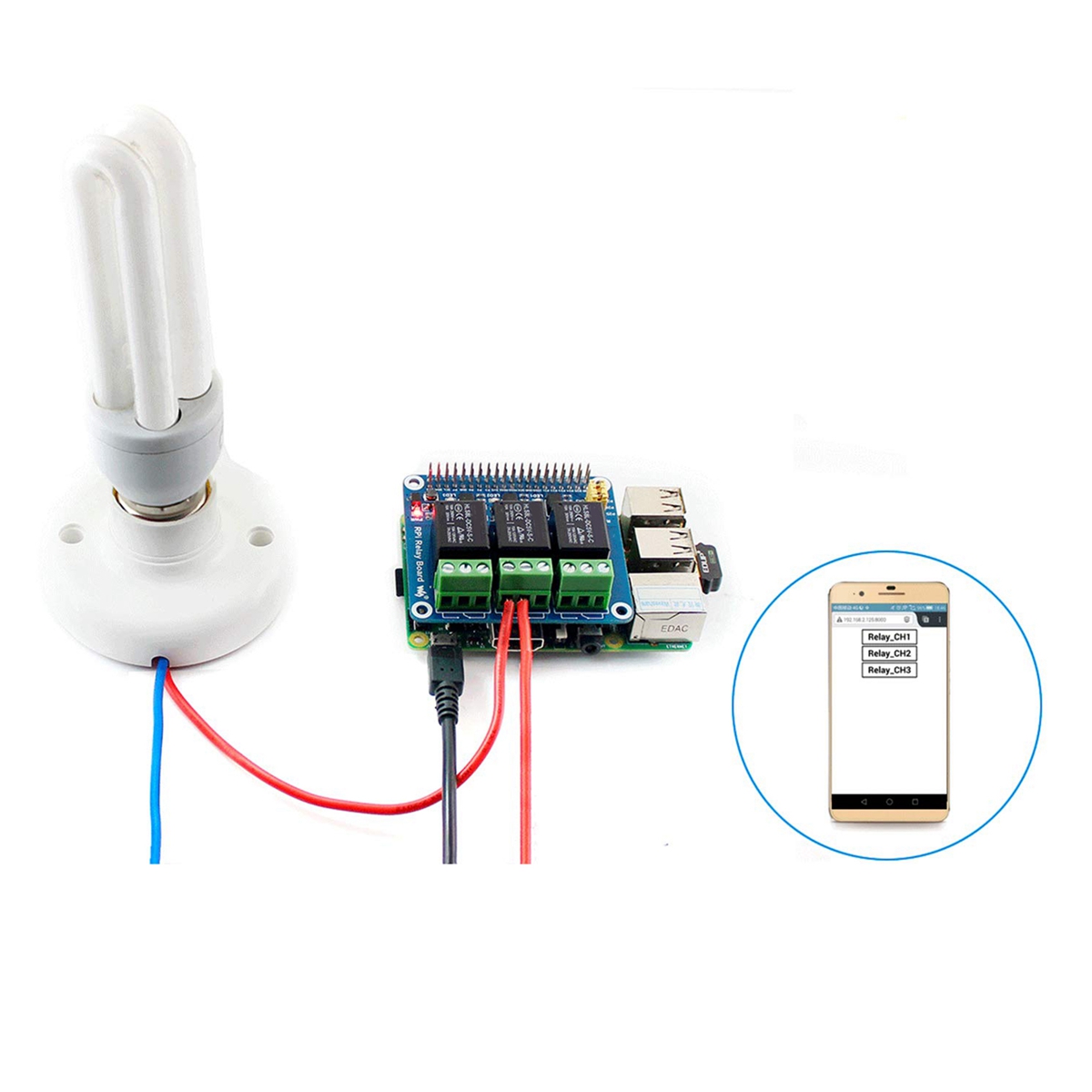 Waveshare 5V 3-Channel Relay M - Pi Zero บทวิจารณ์และราคา