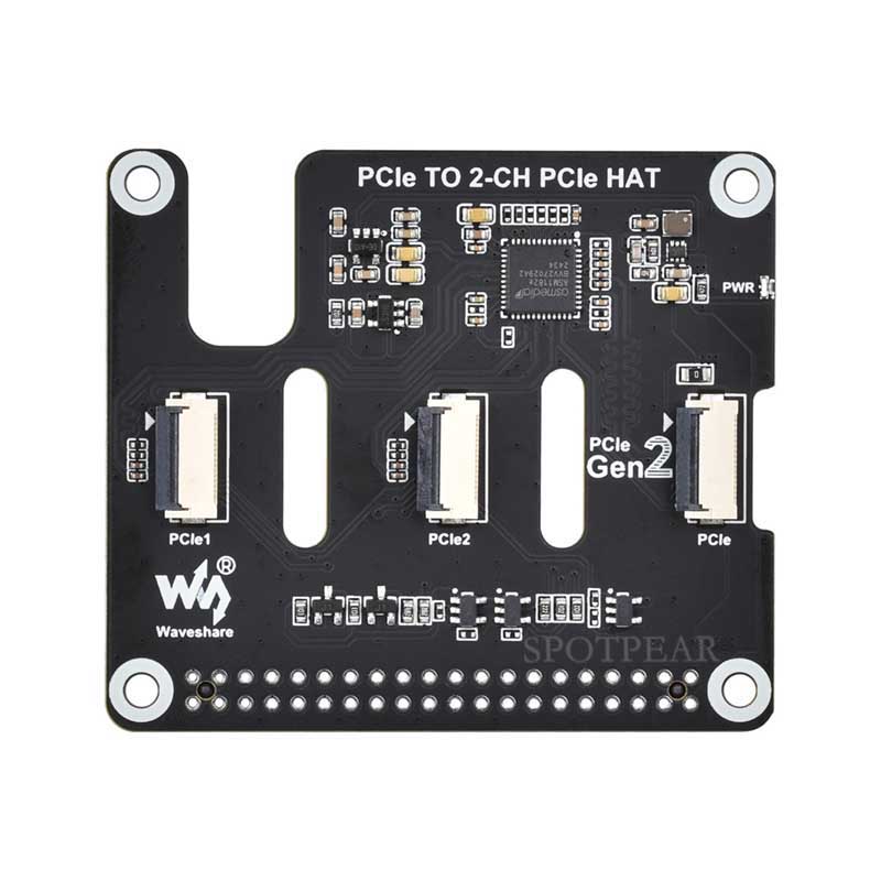 Raspberry Pi 5 PCIe ถึง 2-CH P - Pi 5 Case บทวิจารณ์และราคา