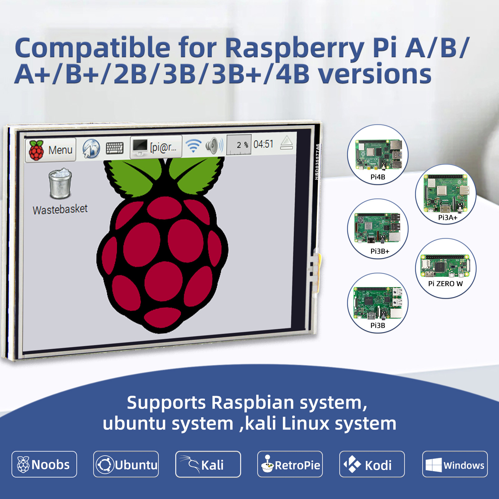 จอแสดงผล ipistbit 3.5นิ้วสำหรั - Pi Zero บทวิจารณ์และราคา