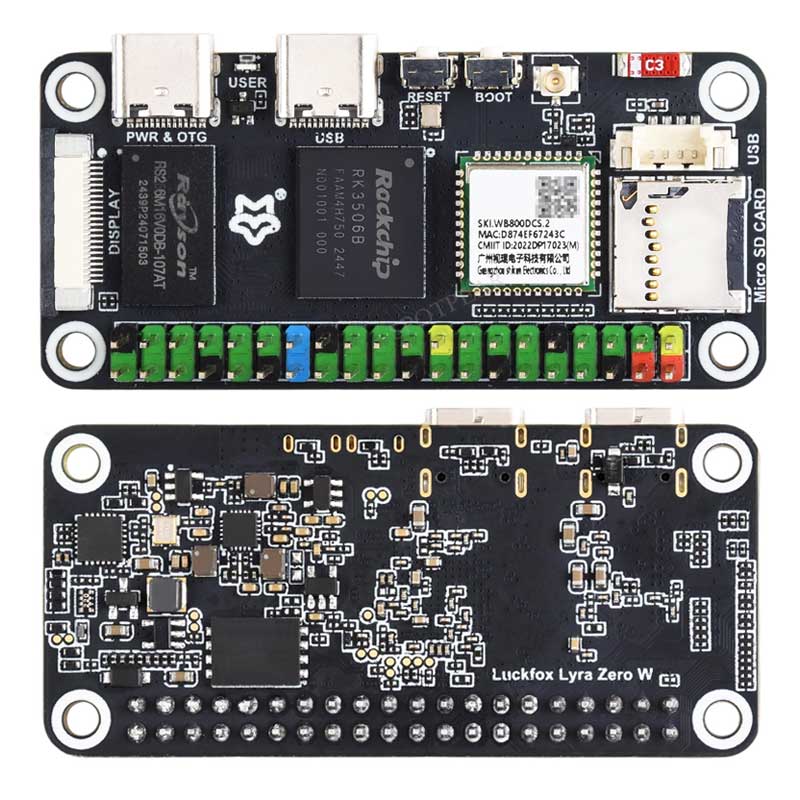 Luckfox Lyra Zero W RK3506B Ro - Pi Zero บทวิจารณ์และราคา