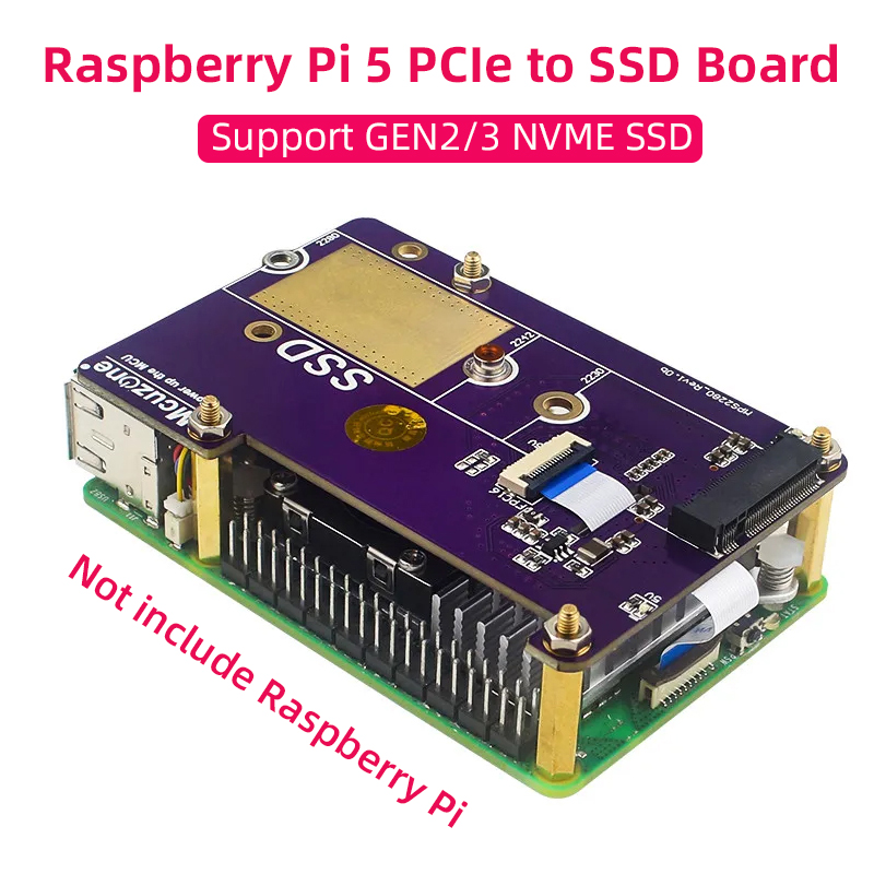 Raspberry Pi 5 PCIe TO M.2 Nvm - Pi Cooler บทวิจารณ์และราคา