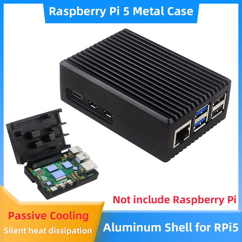เคสอะลูมิเนียม Raspberry Pi 5  - Pi 5 Case บทวิจารณ์และราคา