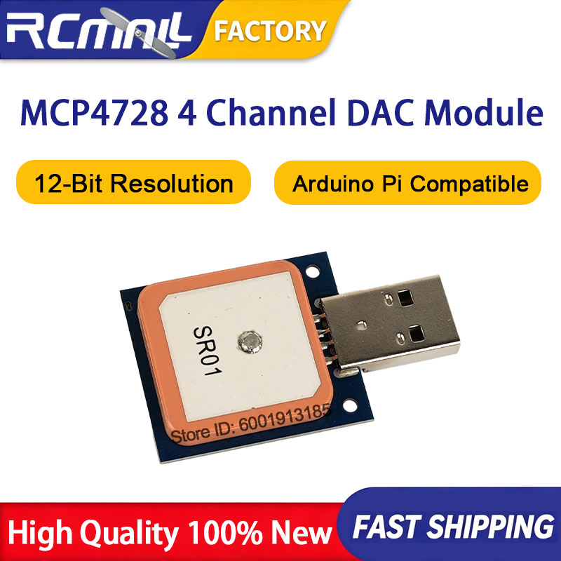 โมดูล MCP4728 12 บิต I2C DAC 4 - Raspberry Pi 4 บทวิจารณ์และราคา