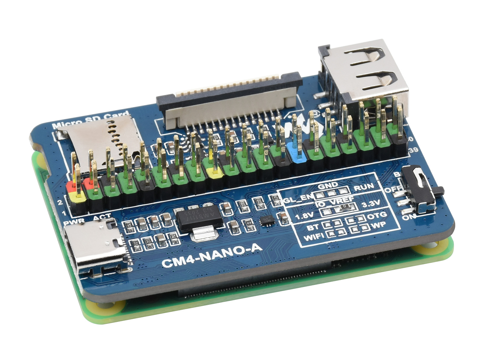 บอร์ดฐานนาโน Waveshare (A) IO  - Raspberry Pi 4 บทวิจารณ์และราคา