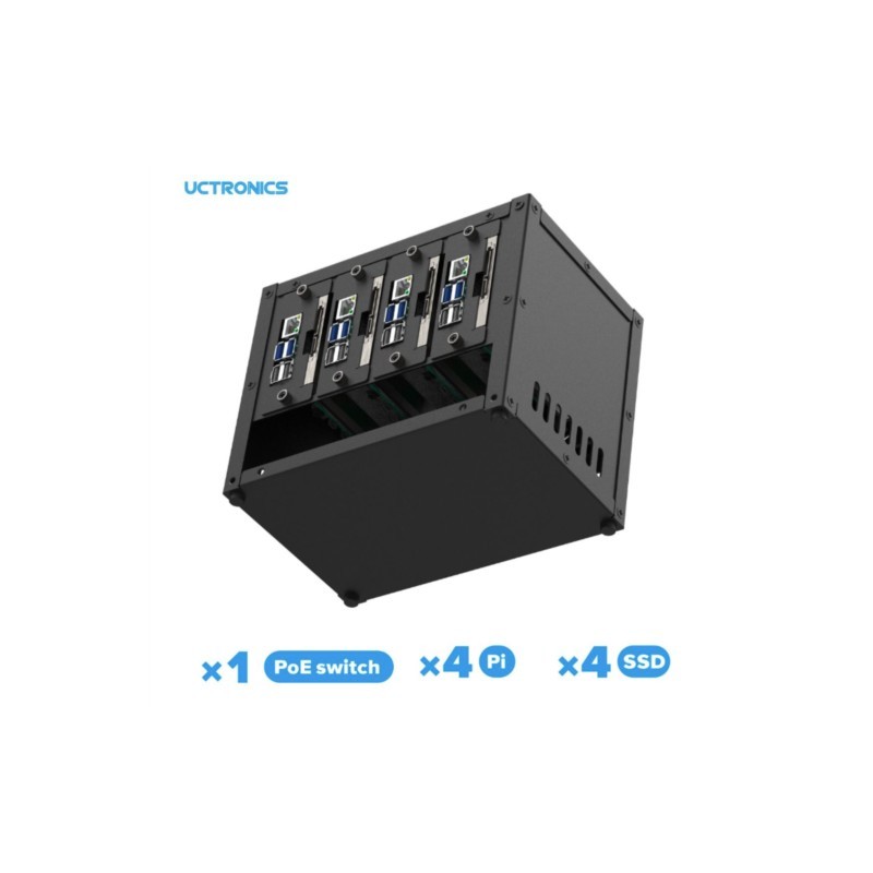 กล่องใส่ Raspberry Pi Cluster  - Pi 4 Case บทวิจารณ์และราคา